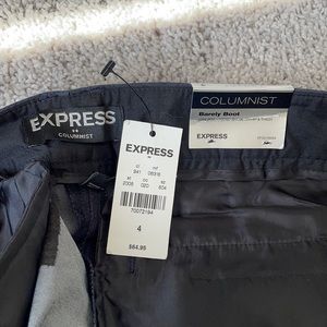 NWT express columnist barely boot size 4